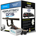 Für VW Touran Typ 1T1,1T2 Anhängerkupplung abnehmbar +eSatz 13pol 03-06 Set NEU