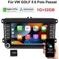 2 DIN Android 13 Autoradio GPS NAVI Für VW Golf 5 6 Passat Touran Polo Tiguan T5