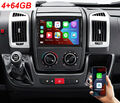 Für Fiat Ducato 2006-2023 2DIN Android Autoradio GPS Apple CarPlay 4+64GB SWC