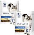 (€ 10,34/kg) Perfect Fit 1+ Indoor Huhn Katzen-Trockenfutter 2 x 1,4 kg = 2,8 kg