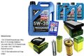 INSPEKTIONSKIT FILTER LIQUI MOLY ÖL 8L 5W-30 für BMW X5 E70 xDrive30d xDrive40d