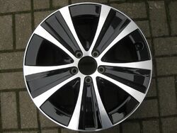 1x Alufelge 18 Zoll 8.0" 5x112 43ET Glanz Silber A2134013700 Mercedes-Benz