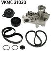 SKF Wasserpumpe + Keilrippenriemensatz VKMC 31030 für VW GOLF 3 1H1 Variant 1H5