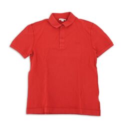 Lacoste Polohemd Gr. S Slim Fit Herren Oberteil Freizeit Shirt Kurzarm Rot Hemd