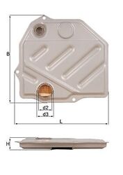 MAHLE HX 46 Hydraulikfilter, Automatikgetriebe für MERCEDES-BENZ PORSCHE