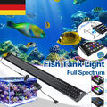 Einstellbar LED RGB Aquarium Beleuchtung Lampe Vollspektrum Aufsetzleuchte Licht