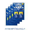 4 x 2er Varta 9V-Block 4922 Longlife Power - 8 Stück - E-Block 6LR61 Batterie