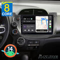 8 Core 4G+64G Android 14 Carplay Autoradio DSP Navi Für Honda FIT JAZZ 2007-2014