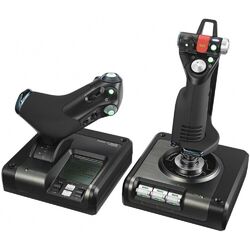 Logitech G Saitek X52 Pro Flight Control System Flugsimulator-Joystick H.O.T.A.S