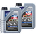 Motoröl MOS2 Leichtlauf 10W-40 LIQUI MOLY 2 X 1 Liter für Vauxhall Volvo VW ZAZ