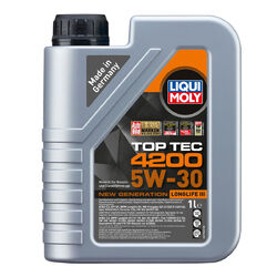 Liqui Moly Top Tec 4200 Motoröl 5W-30 New Generation 1-Liter 504.00 507.00 -3706