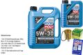 INSPEKTIONSKIT FILTER LIQUI MOLY ÖL 6L 5W-30 für Mazda 6 Kombi GH 2.5 MZR GJ