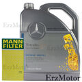 5L ORIGINAL MERCEDES MOTOROEL 5W40 MB 229.5 MIT MANN FILTER OELFILTER HU 615/3 x