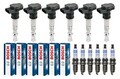 6x MOBILETRON Zündspule +6x BOSCH Zündkerze für BMW 3er E90 325i 330i Z4
