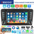 DAB+ 4+64G Android 13 Carplay Autoradio GPS Navi WIFI +KAM Für Audi A3 S3 RS3 8P