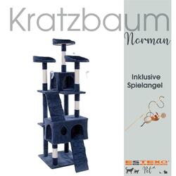 Kratzbaum Katzenbaum Katzenkratzbaum 170 cm Kletterbaum Spielbaum Dunkelgrau