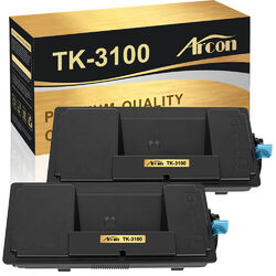 2x Toner Kompatibel with Kyocera TK-3100 Kyocera ECOSYS M3040dn M 3040 dn