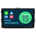 9" 4G 6+64GB Autoradio Android 13 GPS Navi SWC RDS für VW GOLF 5 6 Passat Touran