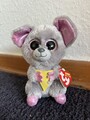 TY Beanie Boo Boos Squeaker Maus mit Käse Kuscheltier Stofftier Glitzer Plüsch