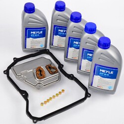 VAICO V10-0444 Hydraulikfilter + 5L MEYLE Öl für A3 Touran Automatikgetriebe