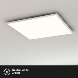 BRILONER Deckenleuchte Simple LED 38W Panel 4000K Deckenlampe Weiß