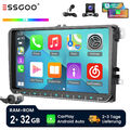 Carplay 9" Android 13 Autoradio 2+32G RDS GPS DVR kamera Für VW GOLF 5 6 Touran