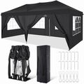 Pop Up Pavillion Pavillon 3x3/6m Gartenpavillon Wasserdicht Faltbar inkl .Tasche