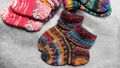 Neue Babysocken handgestrickt für Füßchen Gr.19/20 Geschenk