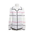 Peter Hahn, Strickjacke, Damen, Größe: 36, Weiß/Mehrfarbig, Viskose/Nylon #aaJ