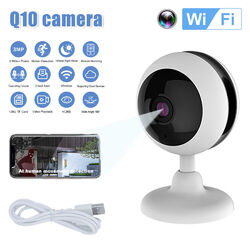 Funk Wlan Überwachungskamera Webcam 1080P HD WIFI IP Camera Innen IR Nachtsicht