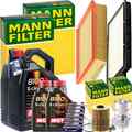 MANN INSPEKTIONSPAKET+7L MOTUL EFE 5W-30 MOTORÖL passend für BMW 3er E36 320-28i