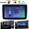 Carplay Android 13 Autoradio GPS 2+32GB Nav für Peugeot 208/2008 2012-18 +Kamera