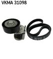 SKF VKMA31098 KEILRIPPENRIEMENSATZ KEILRIPPENRIEMEN SATZ FÜR VW EOS + CC 05->