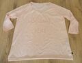 Maison Scotch Top T-Shirt Baumwolle Print Größe S 36, Motiv nude 3/4 Arm