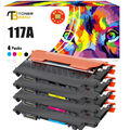 4x XXL Toner für HP 117A Mit Chip Color Laser MFP 179fwg 179fnw MFP 178nwg 150nw