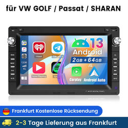 7" Android 13 64G Autoradio Carplay GPS Nav Für VW Golf MK4 Polo Passat B5 JETTA