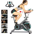 Ancheer Fitnessbike Heimtrainer Indoor Cycling   Fahrrad Ergometer mit APP