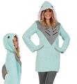 Damenkostüm Haifisch Hai Kleid originelles Tierkostüm Plüsch 12256413F
