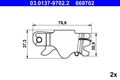 ATE 03.0137-9702.2 ZUBEHÖRSATZ FESTSTELLBREMSBACKEN FÜR VW TRANSPORTER 03-15