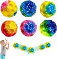 2,8 Zoll Ball 6 Stück Moon Ball Hohe Springender Globe Jump Ball Xmas Gift DHL