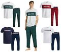 Herren Jack & Jones Pyjama Loungewear Set Nachtwäsche PJ Nachtwäsche Unterteil S-2XL