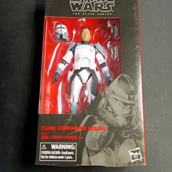 Star Wars schwarze Serie Clone Commander Wolffe E2259 Neu im Karton