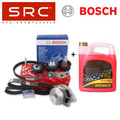 BOSCH ZAHNRIEMEN SRC WASSERPUMPE ROLLENSATZ FÜR VW GOLF POLO FABIA LEON 1.4 16V