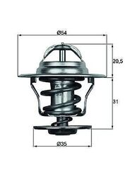 Mahle Kühlmittel Thermostat Tx1587D für VW Polo + II + III + Van 75-16