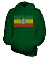 ETHOPIA KRITZELFLAGGE UNISEX KAPUZENPULLOVER TOP GESCHENK ITYOP'IA ÄTHIOPISCH