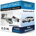 Für Kia Sorento 2012-2015 G.D.W. Anhängerkupplung abnehmbar + 13polig E-Satz neu