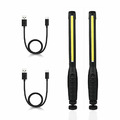 2X COB LED KFZ Arbeitsleuchte Akku Werkstattlampe Handlampe Magnet Stablampe DHL