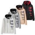 Herren Pullover ICON Hoodie mit Premium Textur Langarm Design Sweatshirt