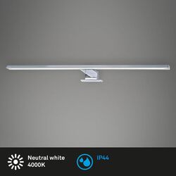 BRILONER Bath LED Badleuchte Neutralweiß Spiegellampe Chrom