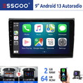 Android 13 9" Autoradio Für Fiat Bravo II 2007-2012 64G +KAM Carplay GPS Navi BT